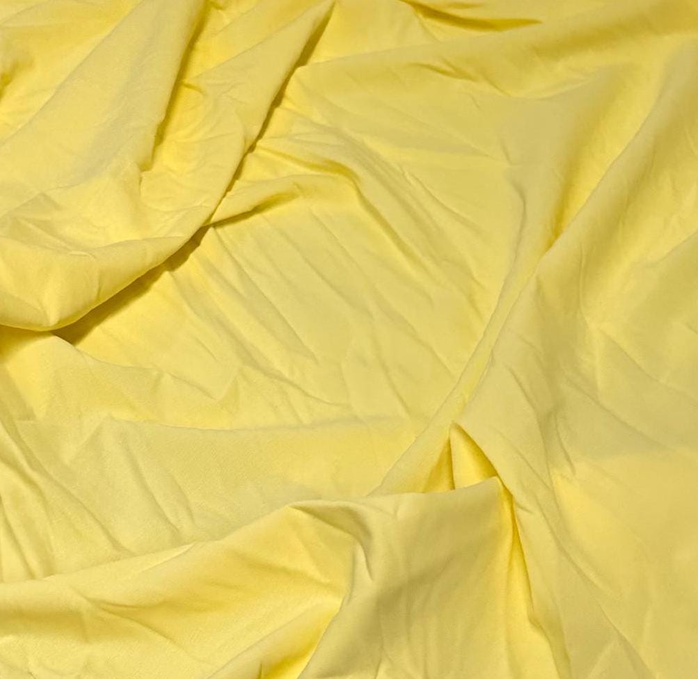 Nylon Spandex Tricot Solid Swimwear Activewear Fabric By The Yard Bright Yellow Shades