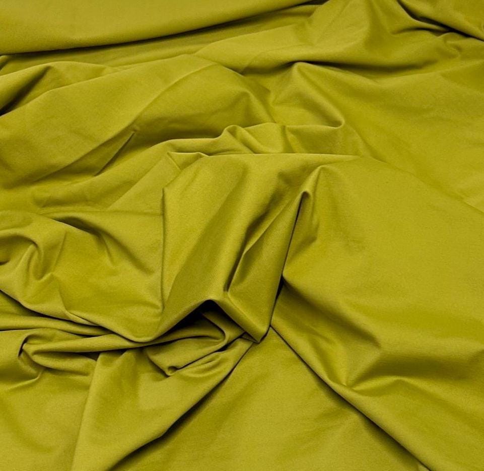 Nylon Spandex Tricot Solid Swimwear Activewear Fabric By The Yard Bright Yellow Shades