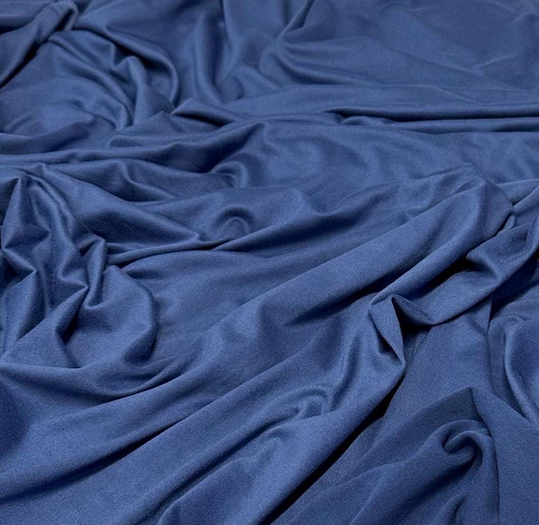 DBP Fabric Double Brushed Poly Fabric by the Yard DBP Jersey Stretchy Soft Polyester Stretch Fabric 1 Yard Solid #3