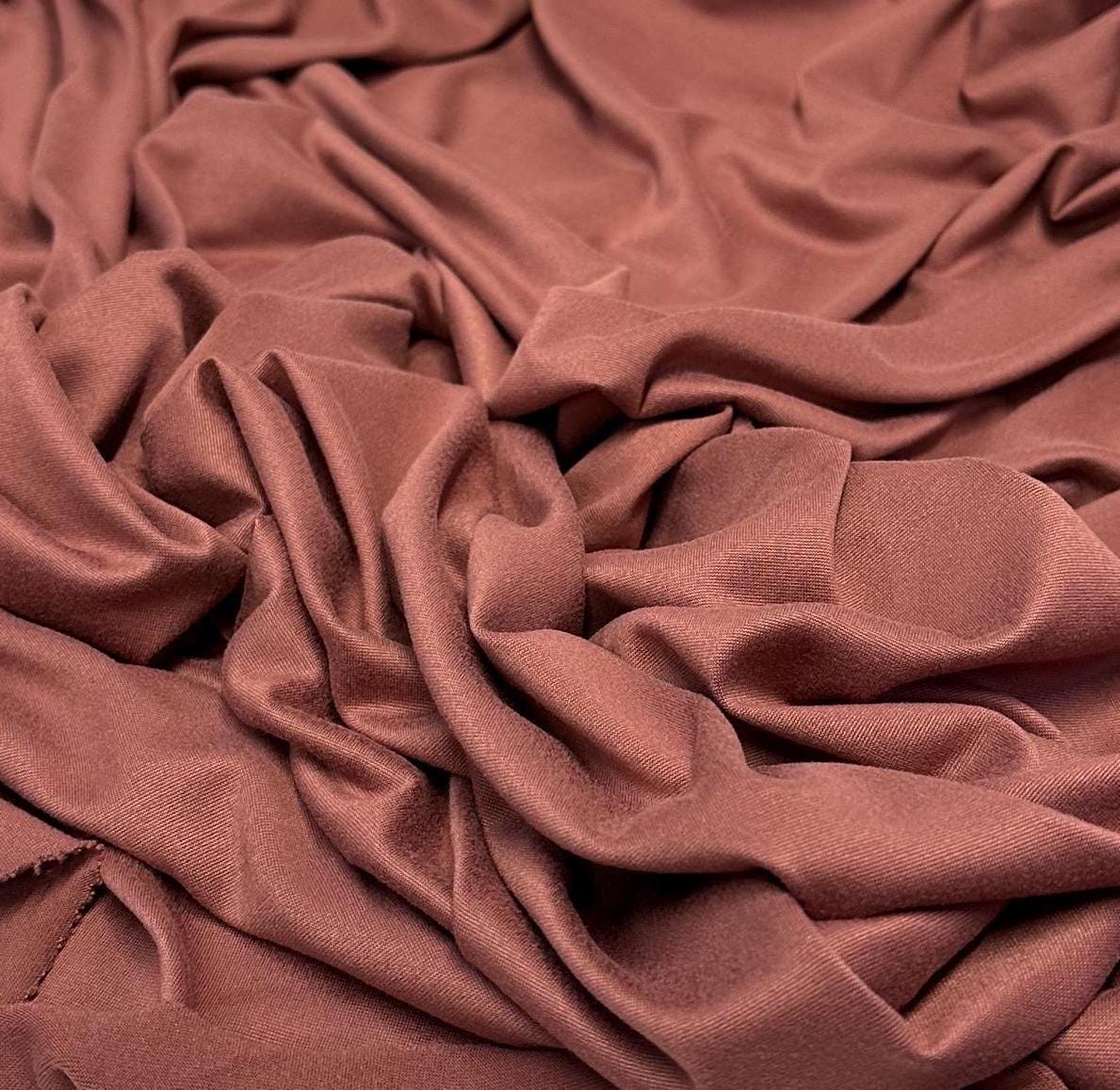 DBP Fabric Double Brushed Poly Fabric by the Yard DBP Jersey Stretchy Soft Polyester Stretch Fabric 1 Yard Solid #3