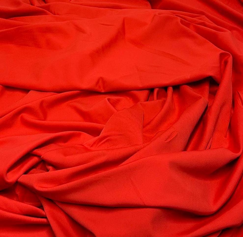 Nylon Spandex Tricot Solid Swimwear Activewear Fabric By The Yard Red Hues