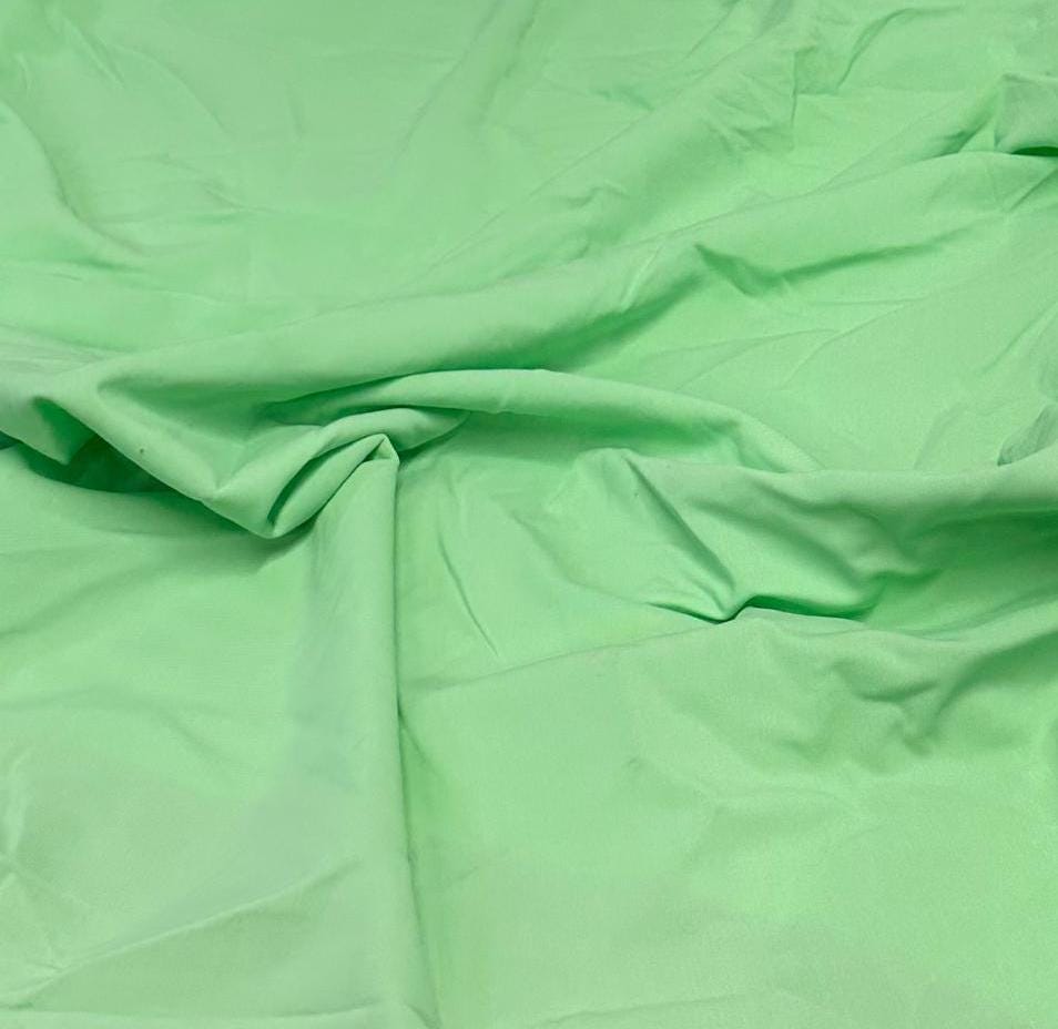 Nylon Spandex Tricot Solid Swimwear Activewear Fabric By The Yard Mint Pastel Shades Hues