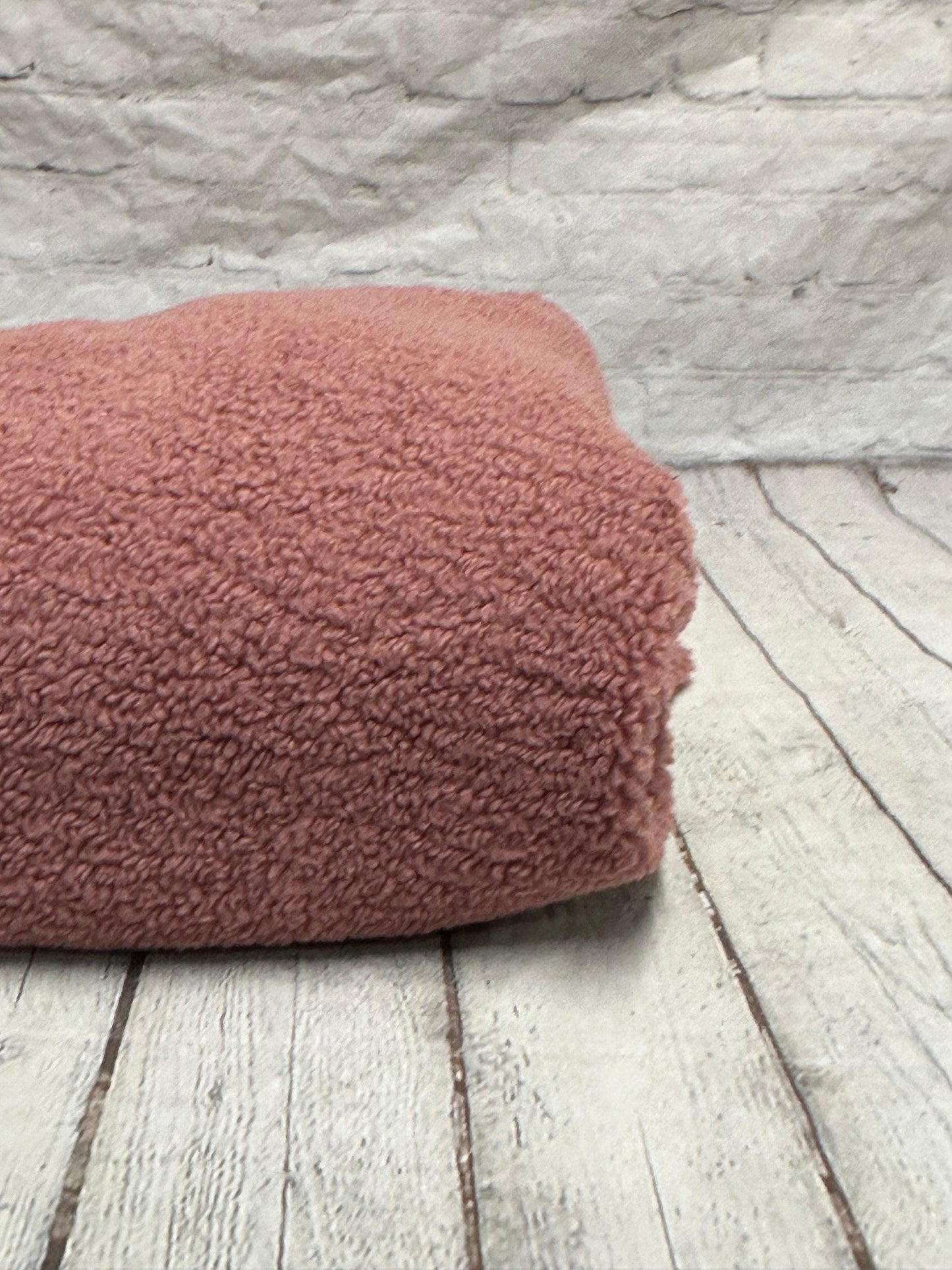 Teddy Plush Fuffy Curled Sherpa Fabric By The Yard