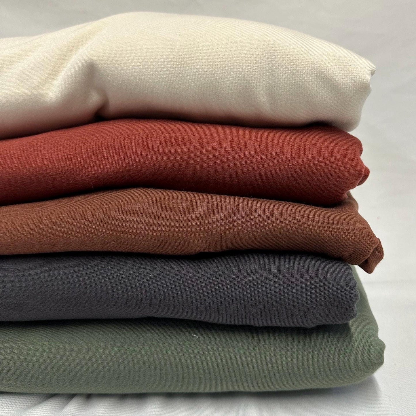 French Terry Spandex 4 Way Stretch Terry Knit Poly Modal Spandex