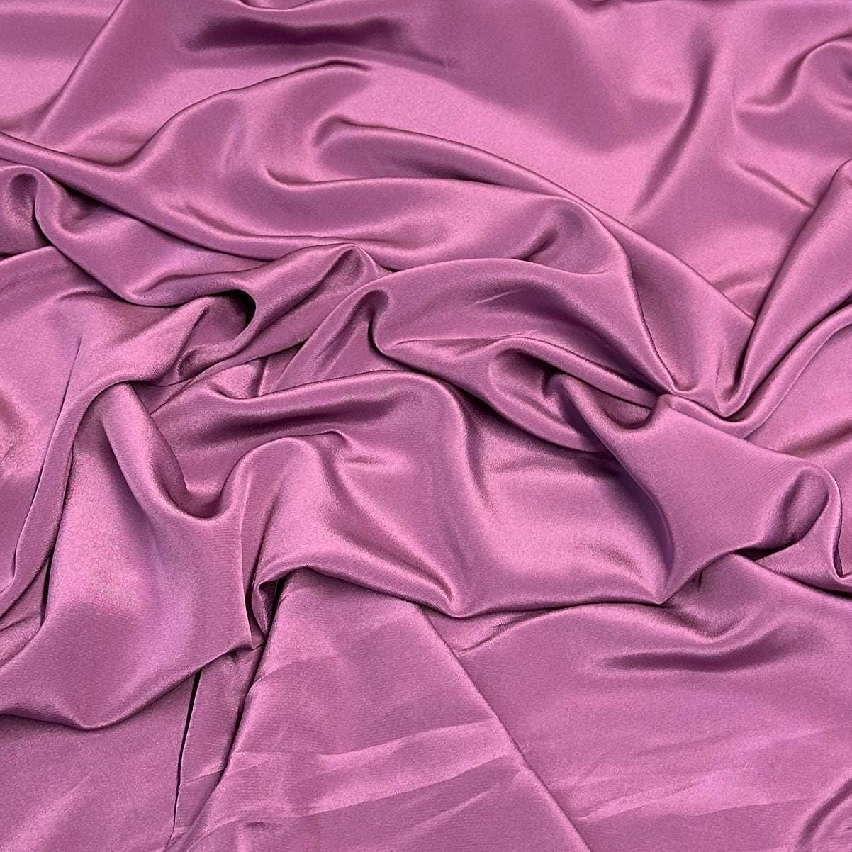 100% Silk Crepe De Chine CDC Fabric By The Yard Mint 54 inch