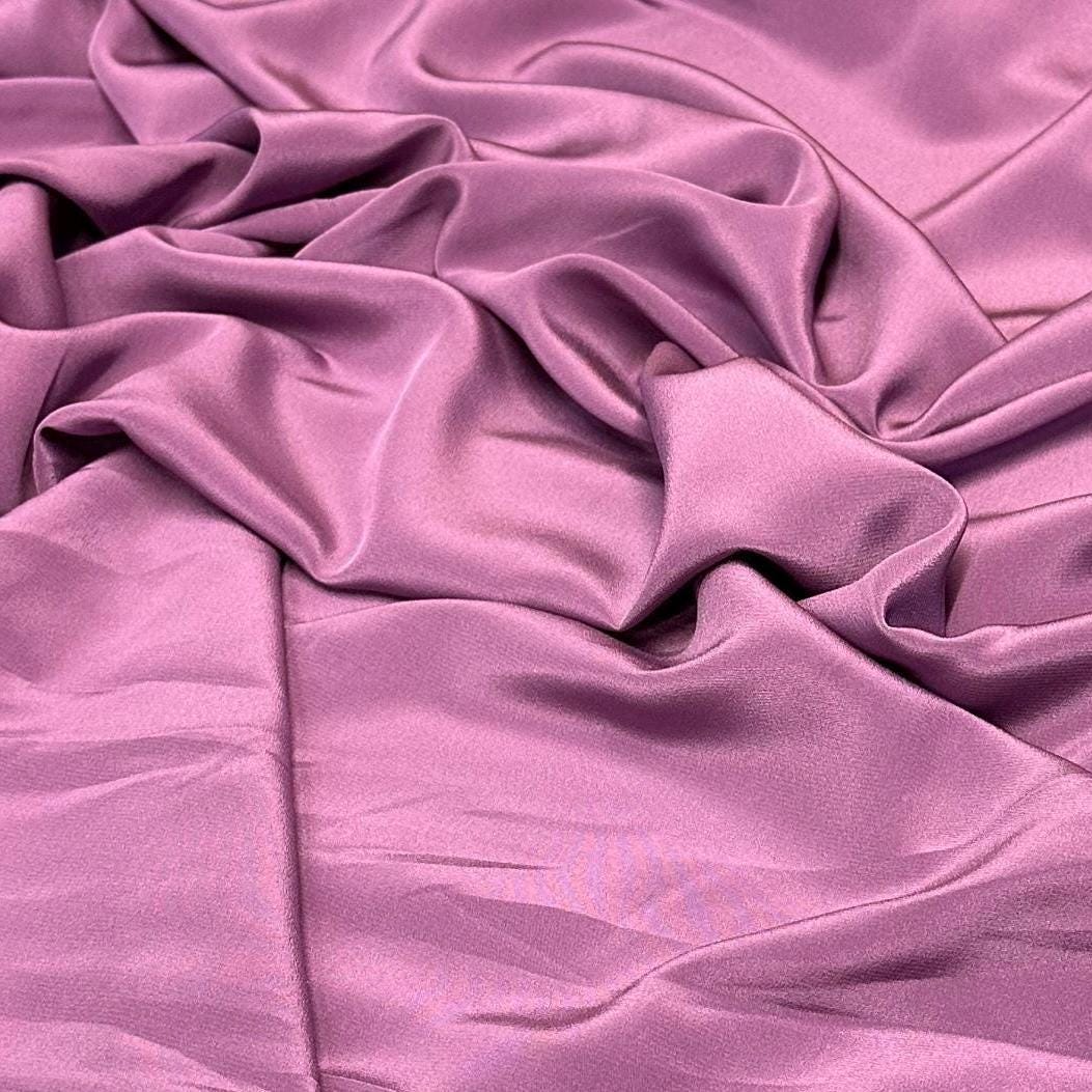 100% Silk Crepe De Chine CDC Fabric By The Yard Mint 54 inch