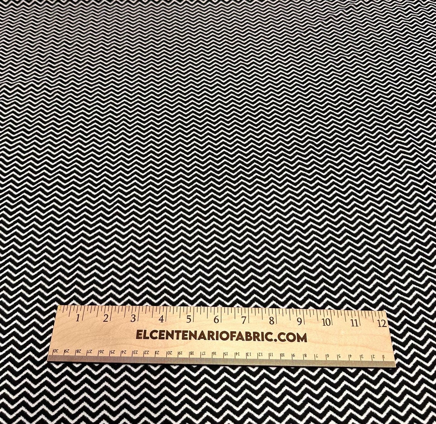 4 Way Stretch Print Nylon Spandex Fabric By The Yard Tricot Swim Wear Bikini Active Wear Chevron Black White