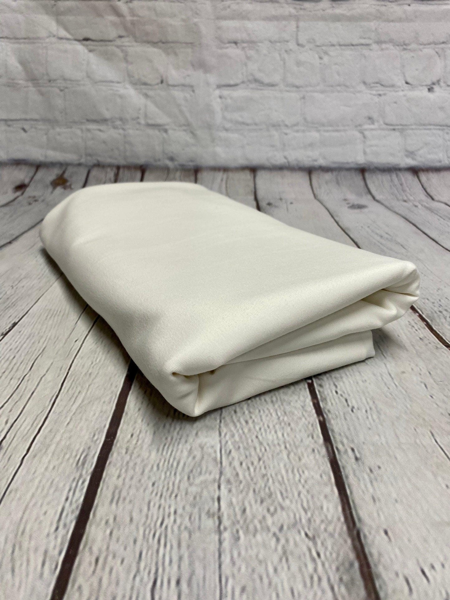 4- Way Stretch Super Heavy Weight Organic Cotton Spandex 280GSM 14Oz Fabric By The Yard