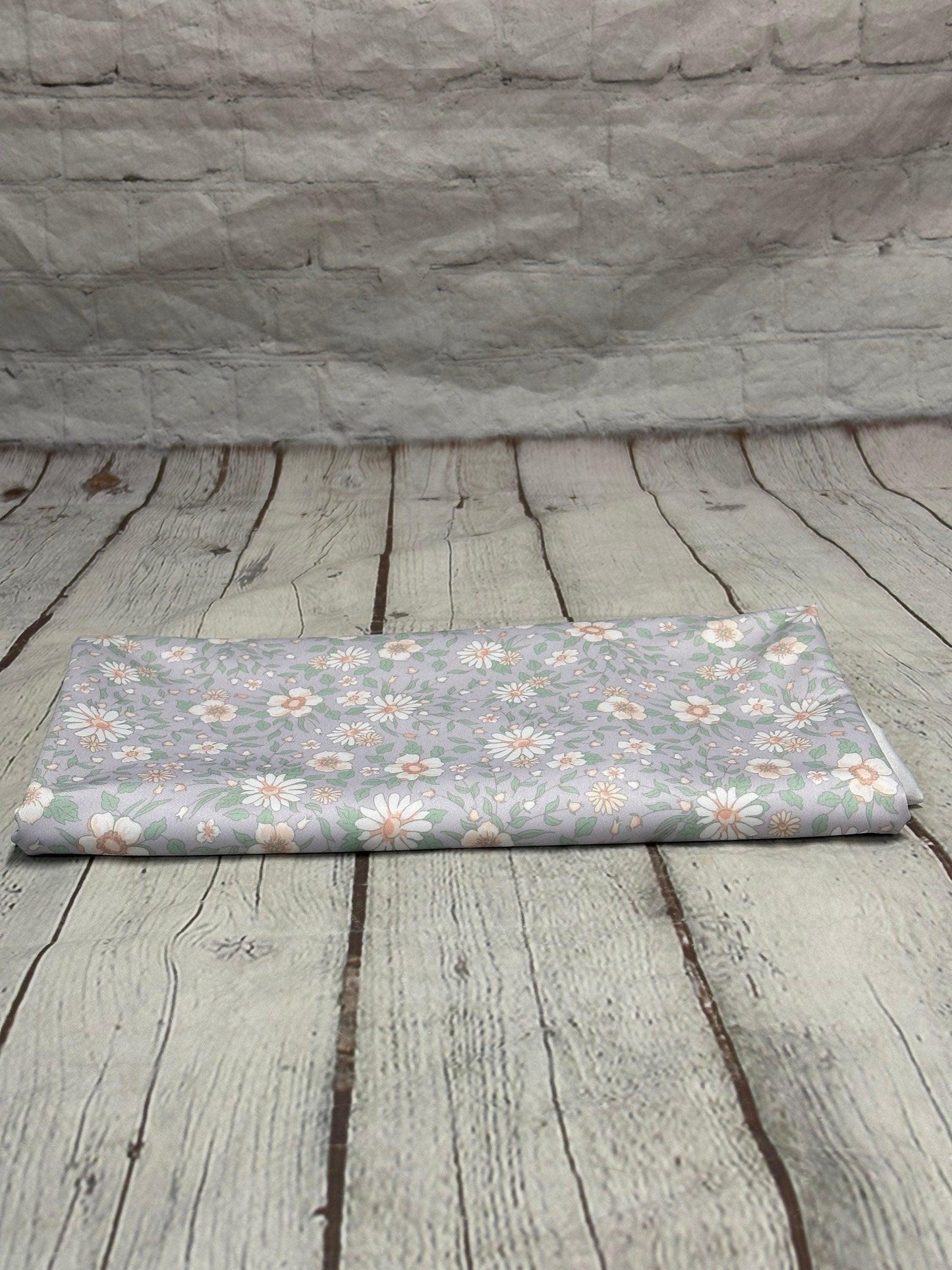 4 Way Stretch Tricot Print Spandex Fabric By The Yard Tricot Swim Wear Bikini Soft Pastel Small Ditsy Flower Foral Lavender Daisy