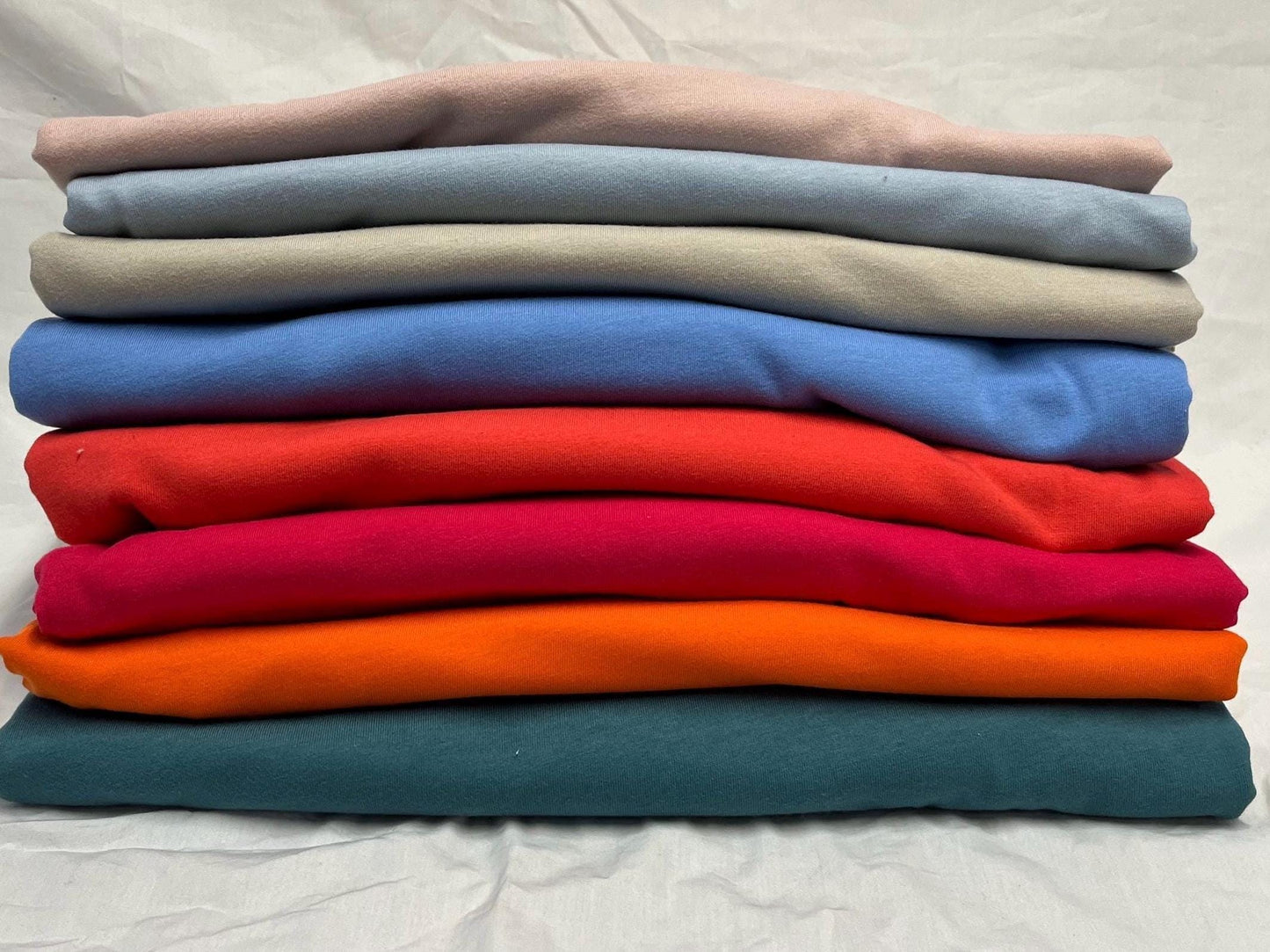 100% Cotton Knit Jersey Fabric | For T-Shirts | Fabric By The Yard | 70 Wide Bright Colors