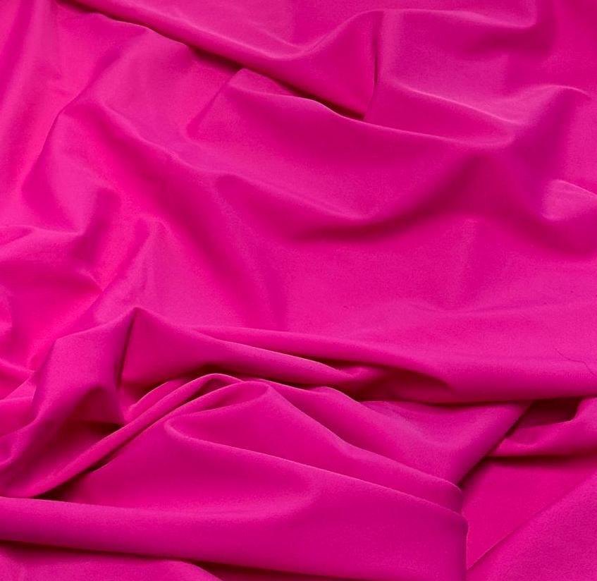 Nylon Spandex Tricot Solid Swimwear Activewear Fabric By The Yard Fuchsia Hue