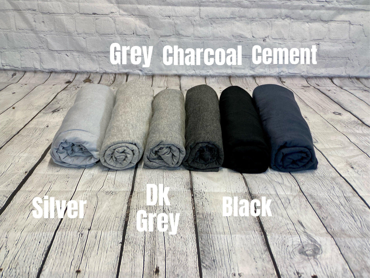 Rayon Spandex Jersey Knit Fabric By The Yard 200GSM Base Colors