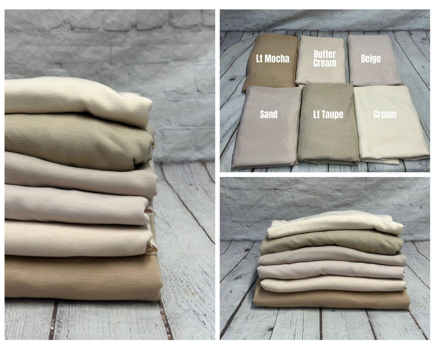 French Terry Spandex 2 Way Stretch Terry Knit Poly Rayon Spandex