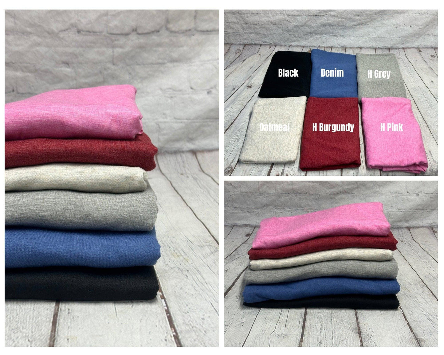 French Terry Spandex 2 Way Stretch Terry Knit Poly Rayon Spandex