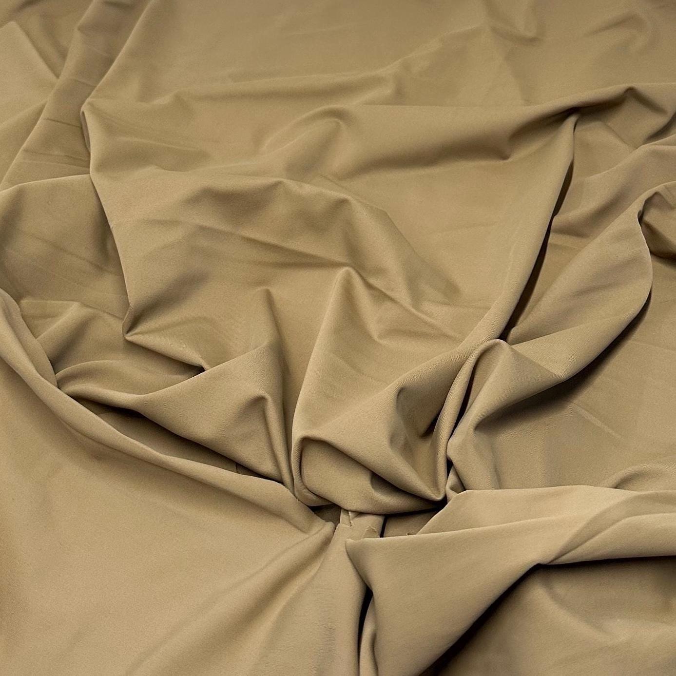 Nylon Spandex Tricot Solid Swimwear Activewear Fabric By The Yard Nude Neutrals