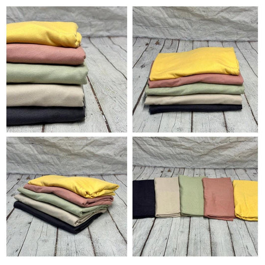 100% Cotton Knit Jersey Fabric | For Masks or Shirts | Fabric By The Yard | 60 Wide