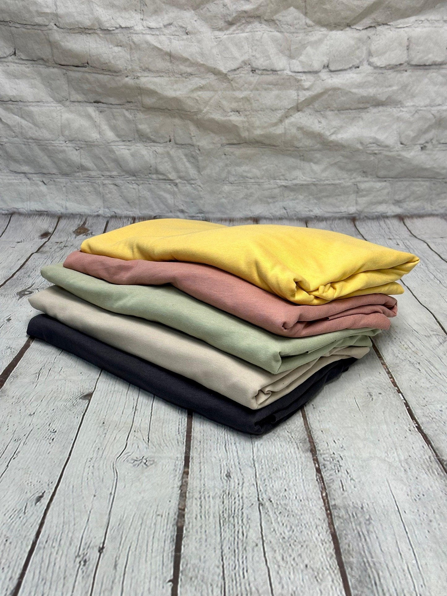 100% Cotton Knit Jersey Fabric | For Masks or Shirts | Fabric By The Yard | 60 Wide