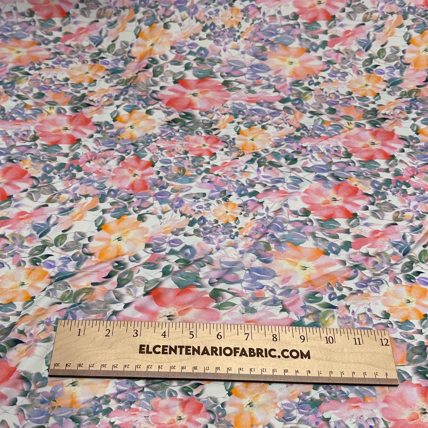 4 Way Stretch Print Nylon Spandex Fabric By The Yard Tricot SwimWear Bikini Active Wear Multi color MiniTropical Flower Floral Print 280 GSM