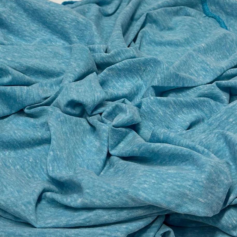 Tri Blend Poly Cotton Knit Jersey Fabric By The Yard