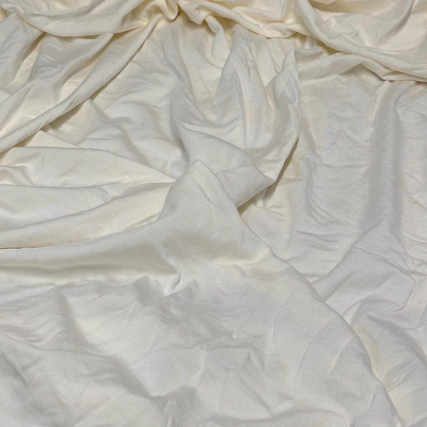 New Colors! 4-Way Stretch Bamboo Fabric| Soft Bamboo Spandex | Fabric By The Yard | For Dresses, Cardigans and Blouses | Base Nuetral Color