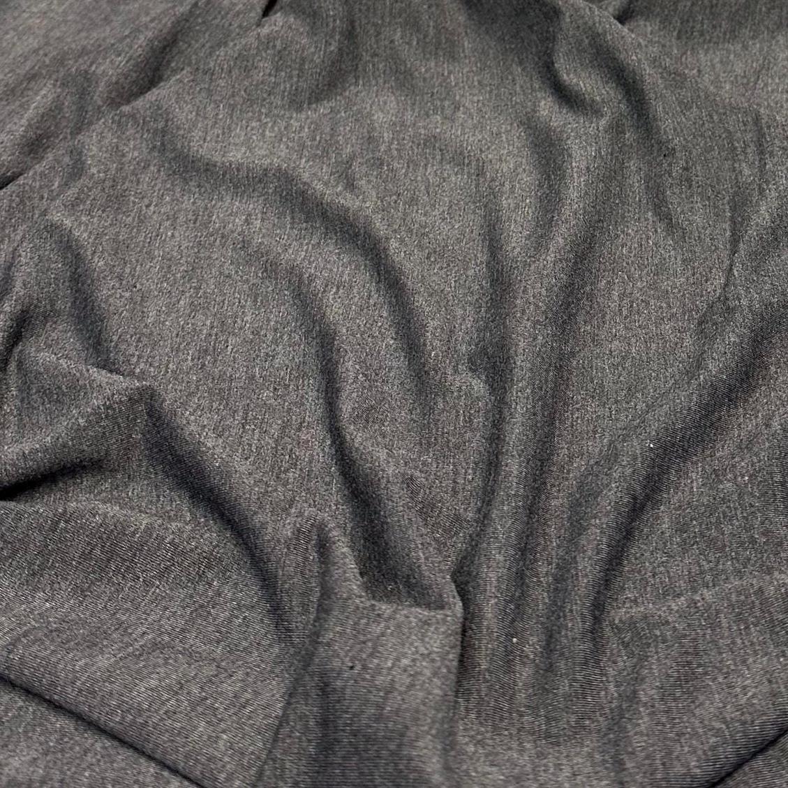 New Colors! 4-Way Stretch Bamboo Fabric| Soft Bamboo Spandex | Fabric By The Yard | For Dresses, Cardigans and Blouses | Base Nuetral Color