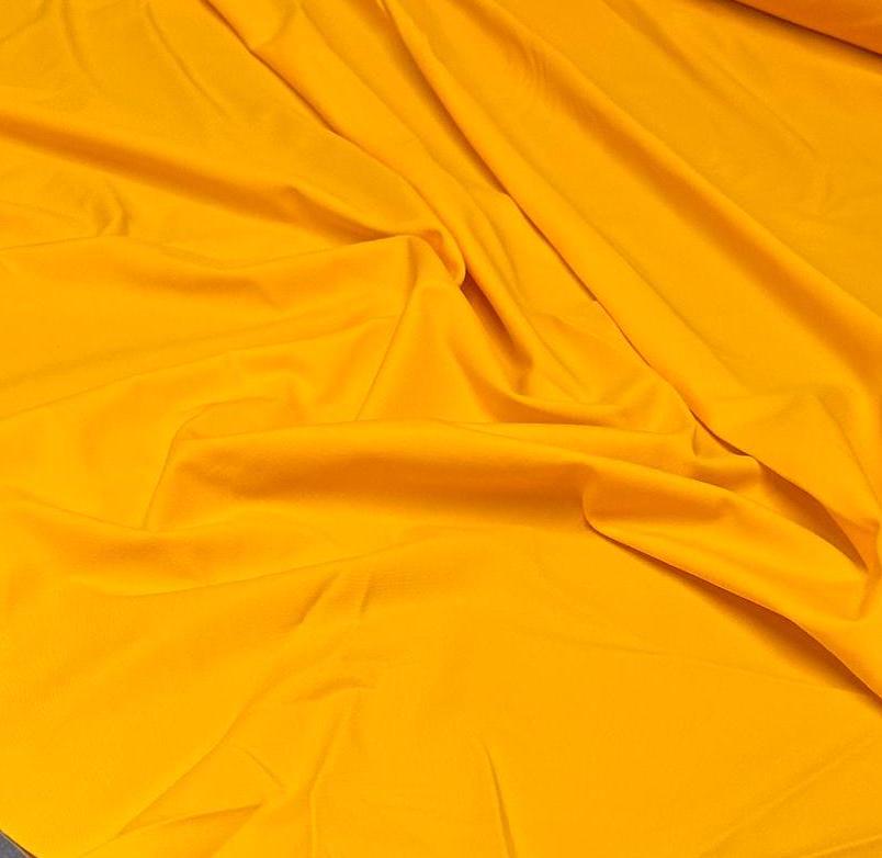 Nylon Spandex Tricot Solid Swimwear Activewear Fabric By The Yard Dark Yellow Mustard Hues