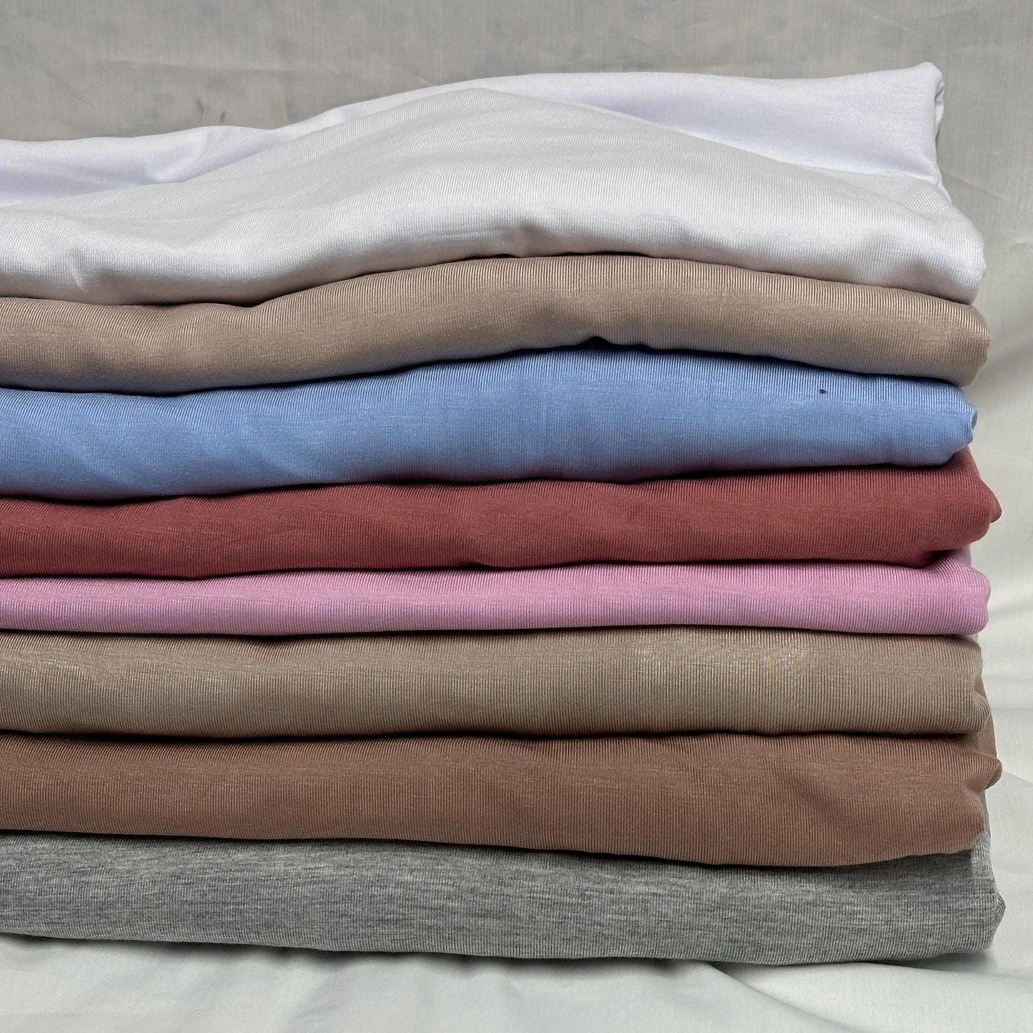 New Colors! Heavy Weight 4-Way Stretch Bamboo Fabric| Soft Bamboo Spandex | Fabric By The Yard | 250GSM