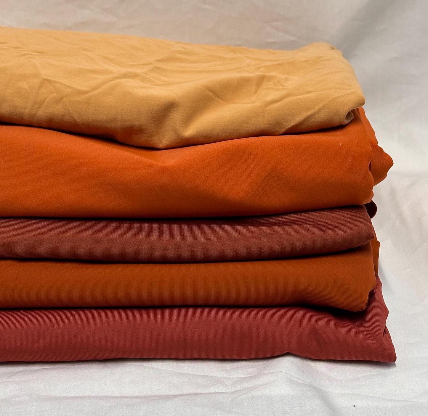 Nylon Spandex Tricot Solid Swimwear Activewear Fabric By The Yard Brown Color Hue