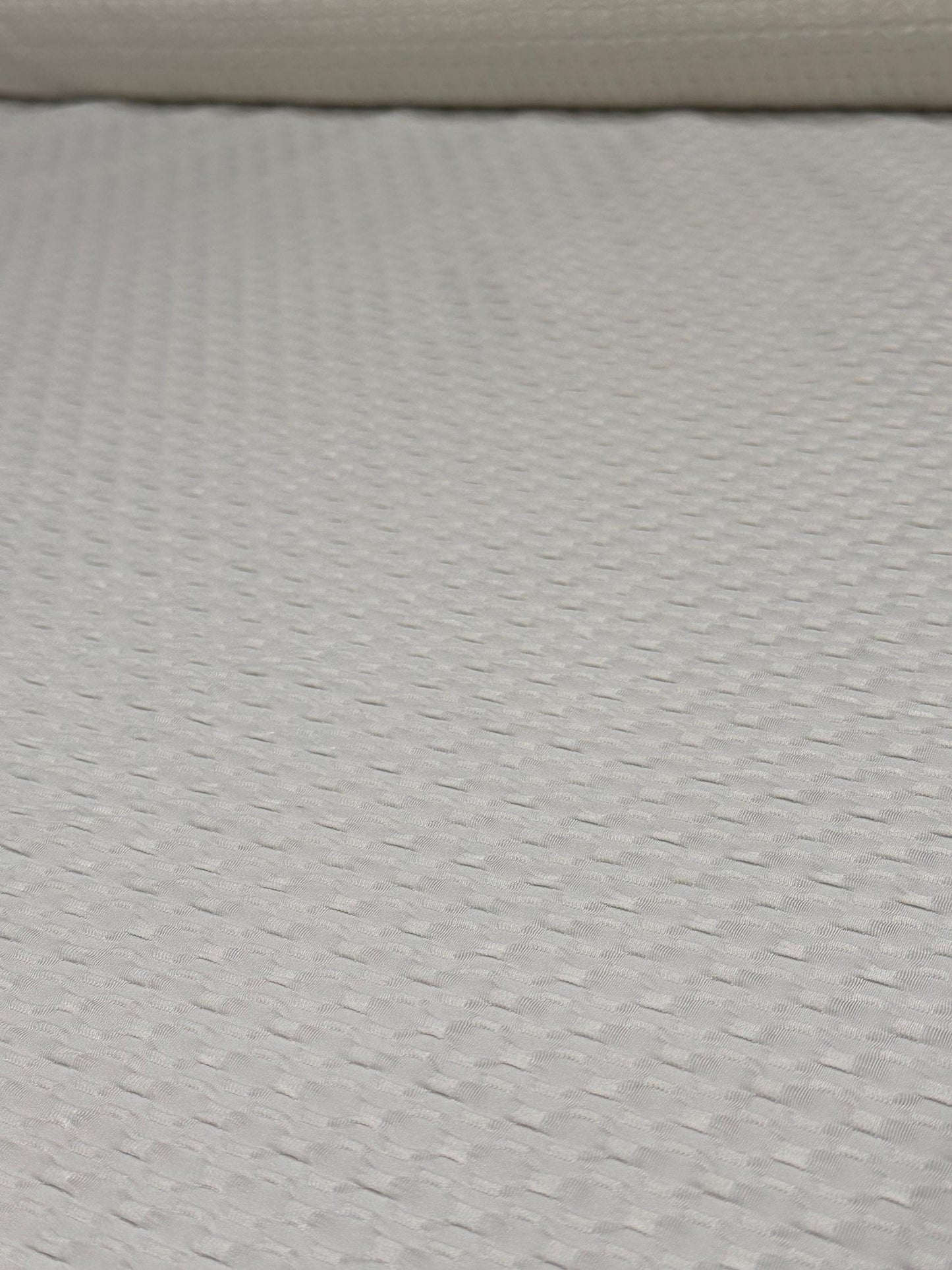 4 Way Stretch Print Nylon Spandex Fabric By The Yard Tricot Swim Wear Bikini Active Wear Embossed Bullet Texture Off White