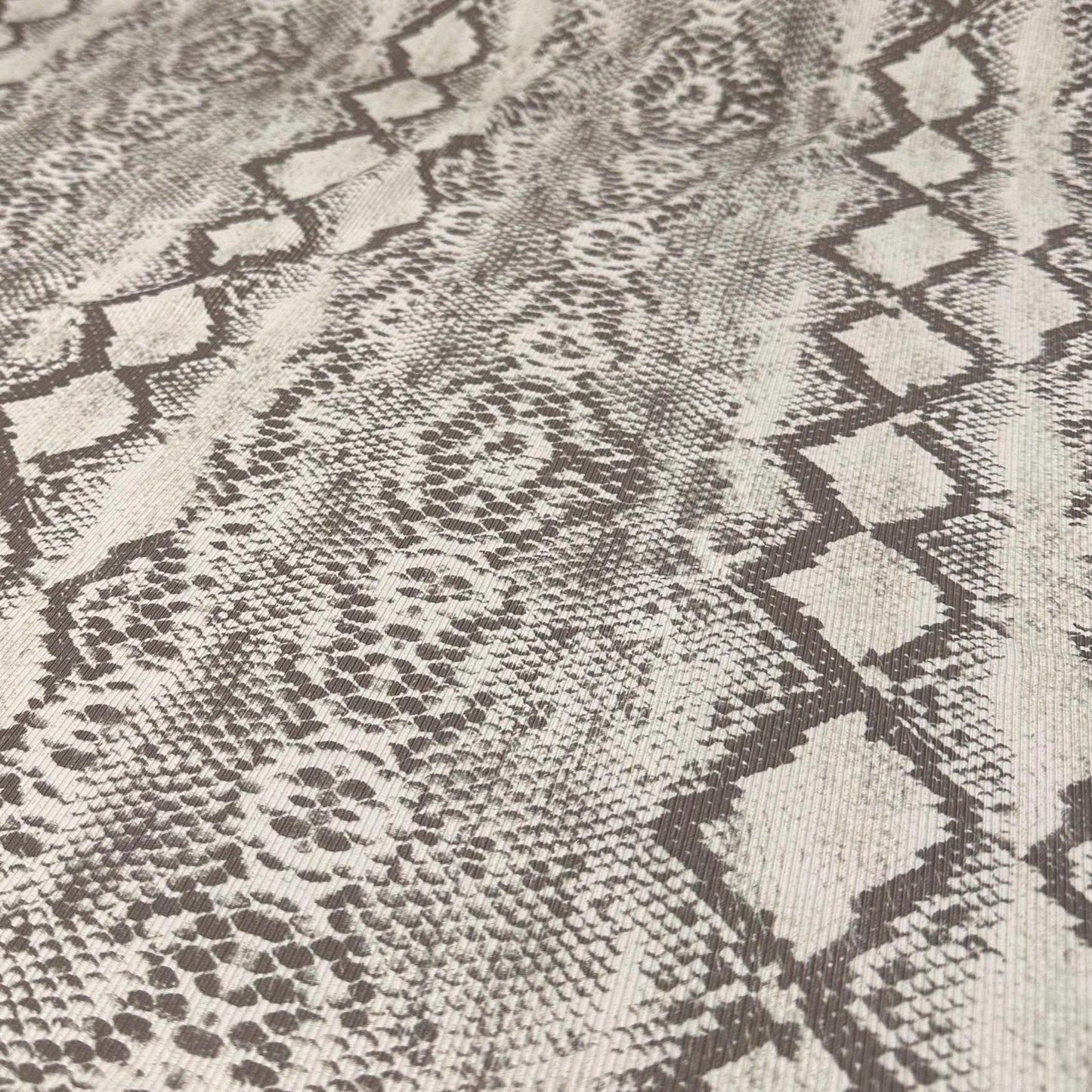 4 Way Stretch Print Rib Nylon Spandex Fabric By The Yard Tricot Swim Wear Bikini Active Wear Snake Animal Print Anaconda Reptile 280 GSM