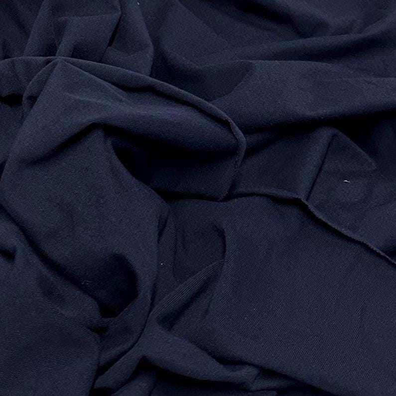 Ultra Soft 4 Way Stretch Cotton Spandex Jersey Knit Fabric By The Yard 200GSM Bodycon Bodysuit ShapeWear Base Colors #1