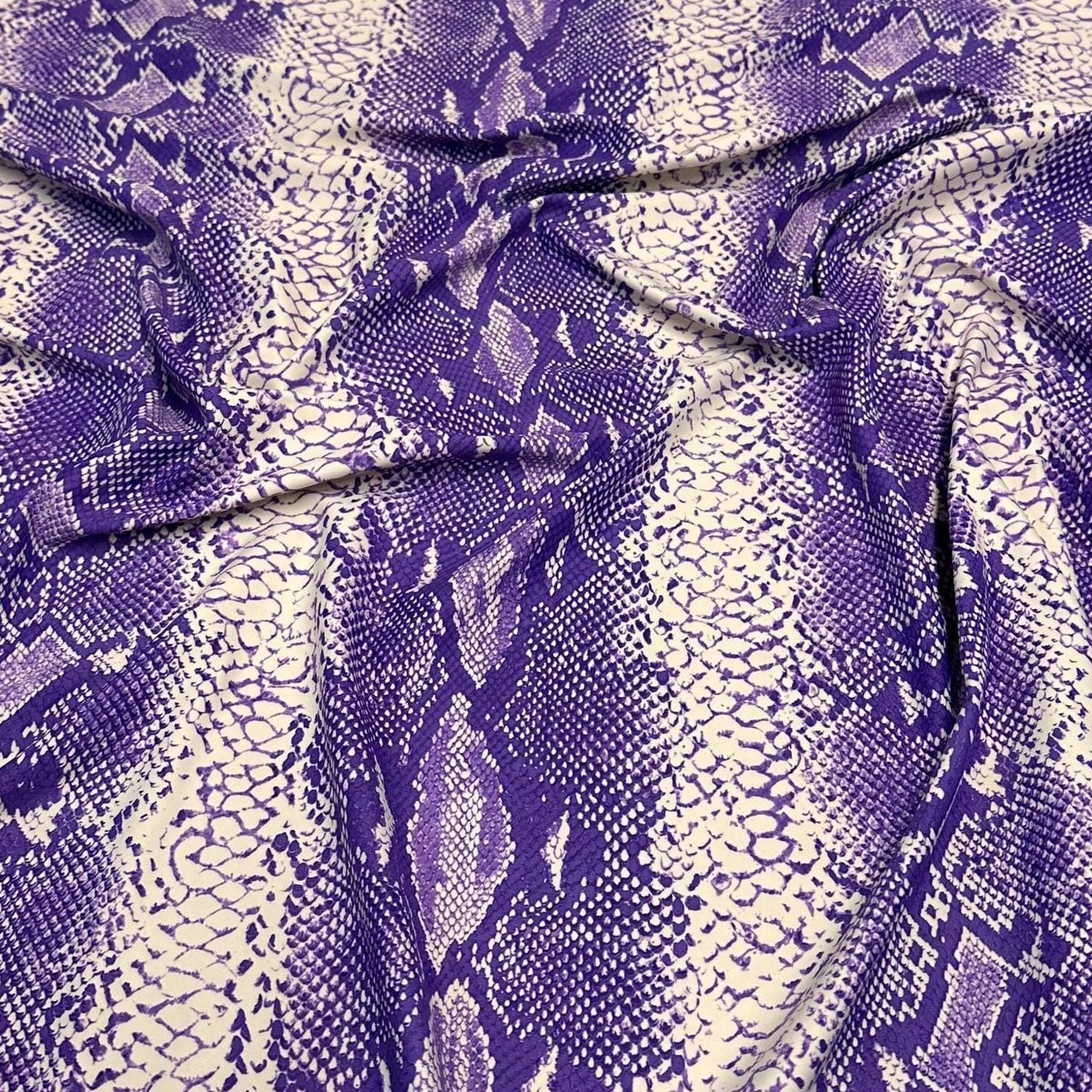 4 Way Stretch Print Nylon Spandex Fabric By The Yard Tricot Swim Wear Bikini Active Wear Snake Skin Reptile Anaconda Beige Tan Black