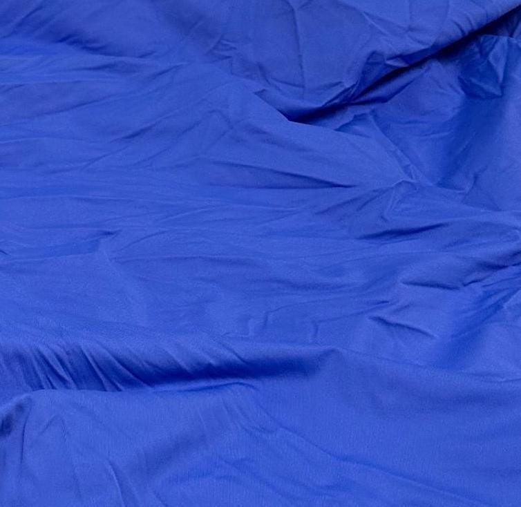 Nylon Spandex Tricot Solid Swimwear Activewear Fabric By The Yard Blue Shades