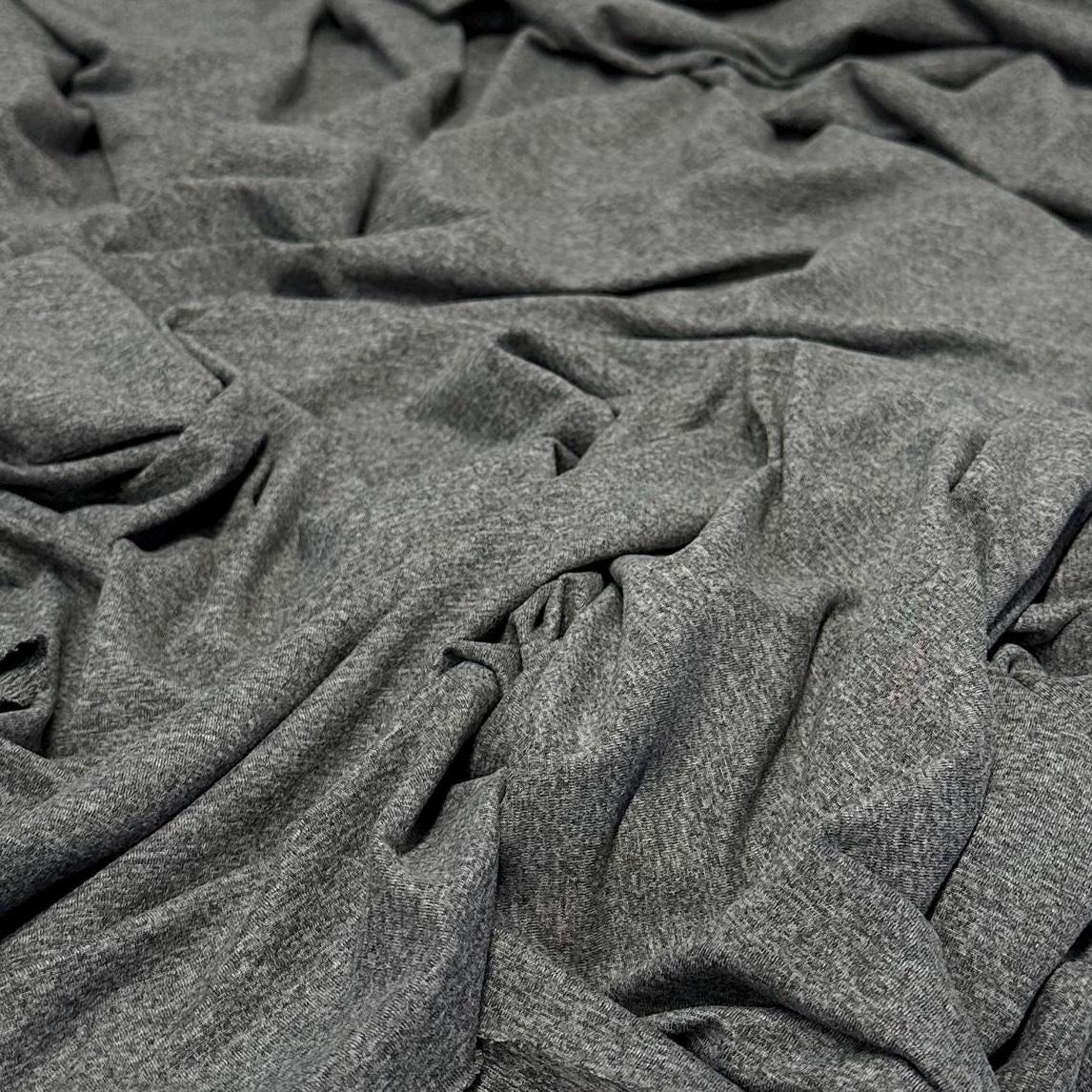 DBP Fabric Double Brushed Poly Fabric by the Yard DBP Jersey Stretchy Soft Polyester Stretch Fabric 1 Yard Solid #1