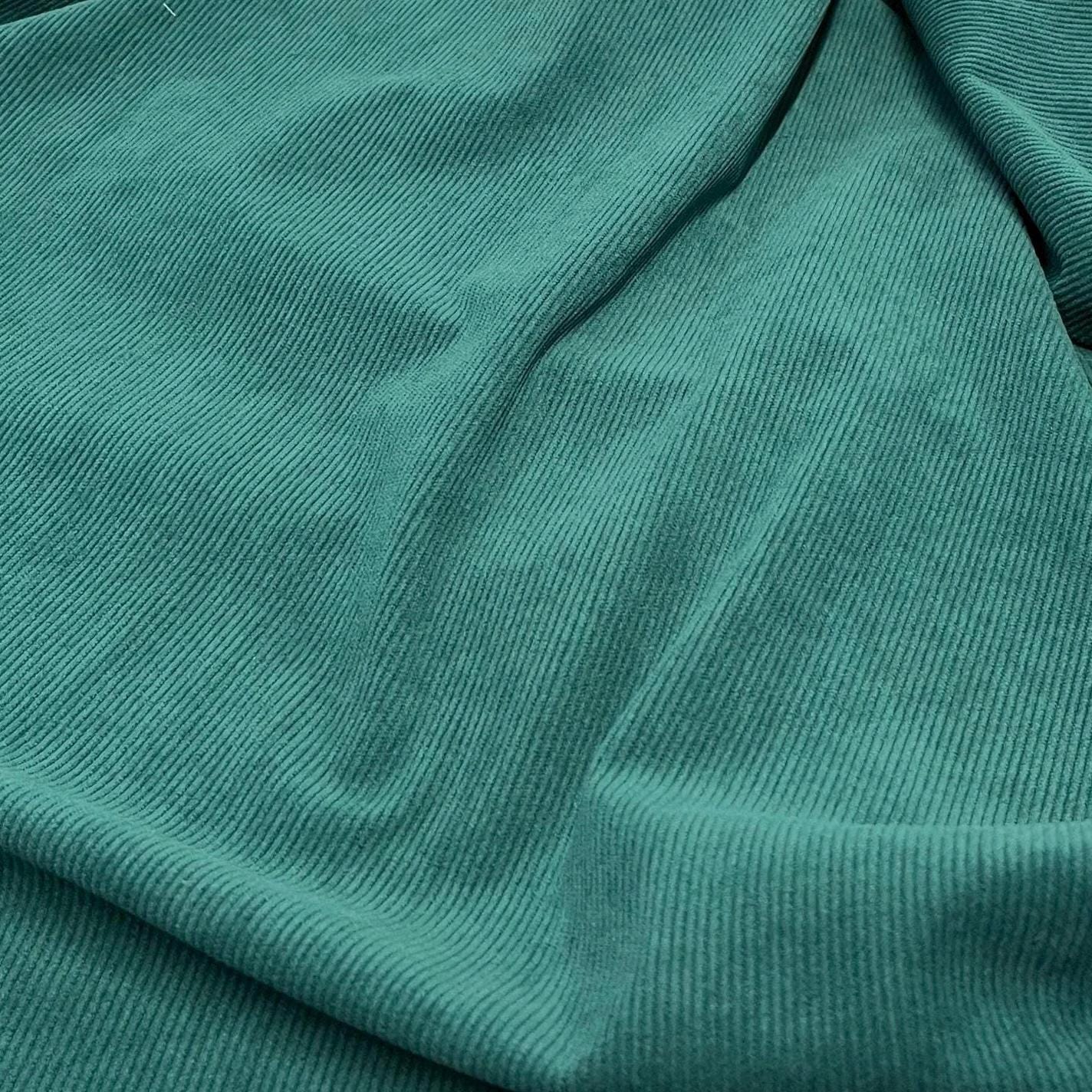 2 Way Stretch Corduroy Fabric By The Yard Polyester Solid Fall Fabric