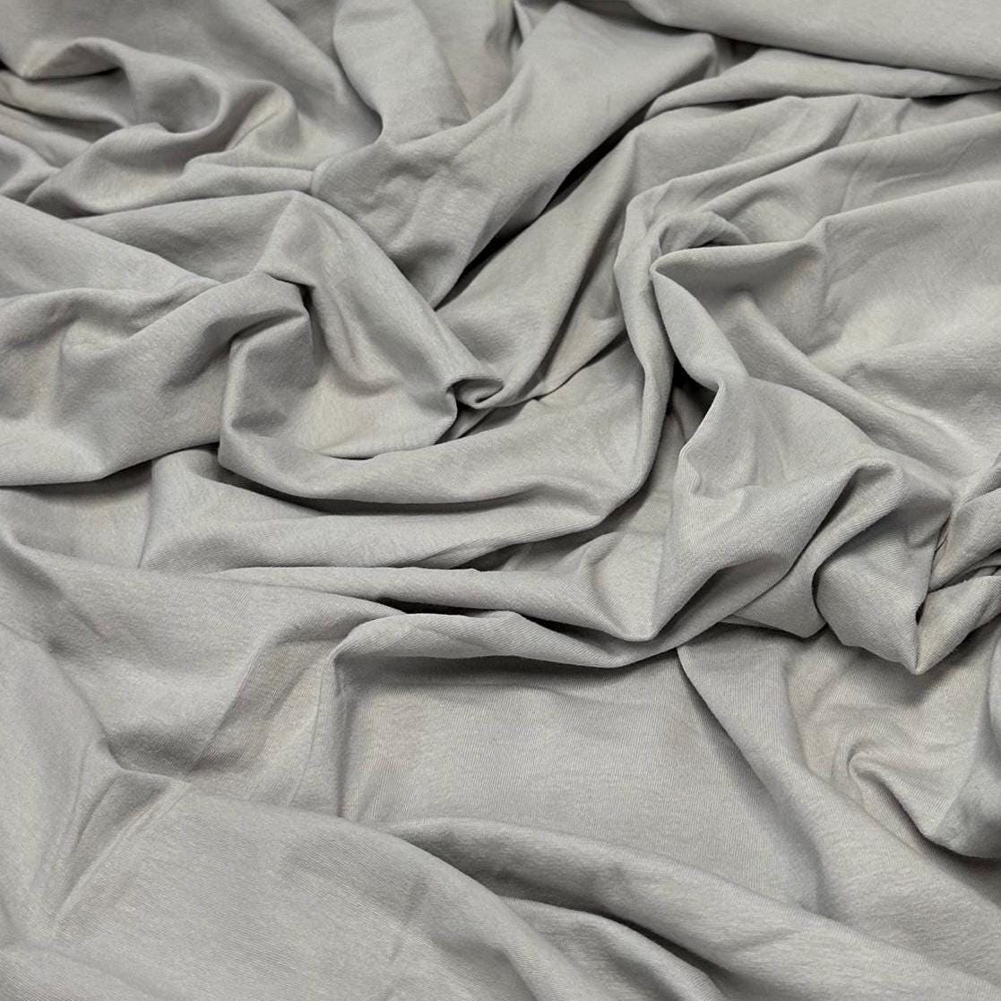 4-Way Stretch Soft Cotton Spandex Fabric Jersey Knit | Bestseller | Fabric By The Yard | Pastel Colors