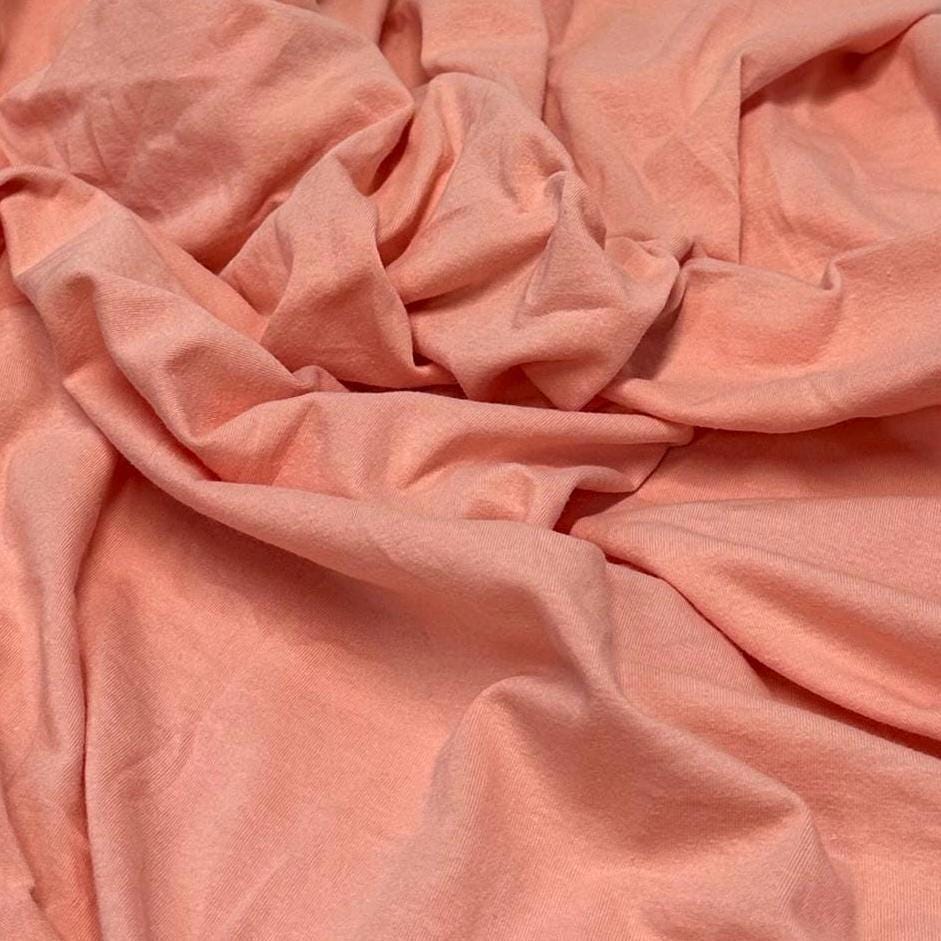 4-Way Stretch Soft Cotton Spandex Fabric Jersey Knit | Bestseller | Fabric By The Yard | Pastel Colors