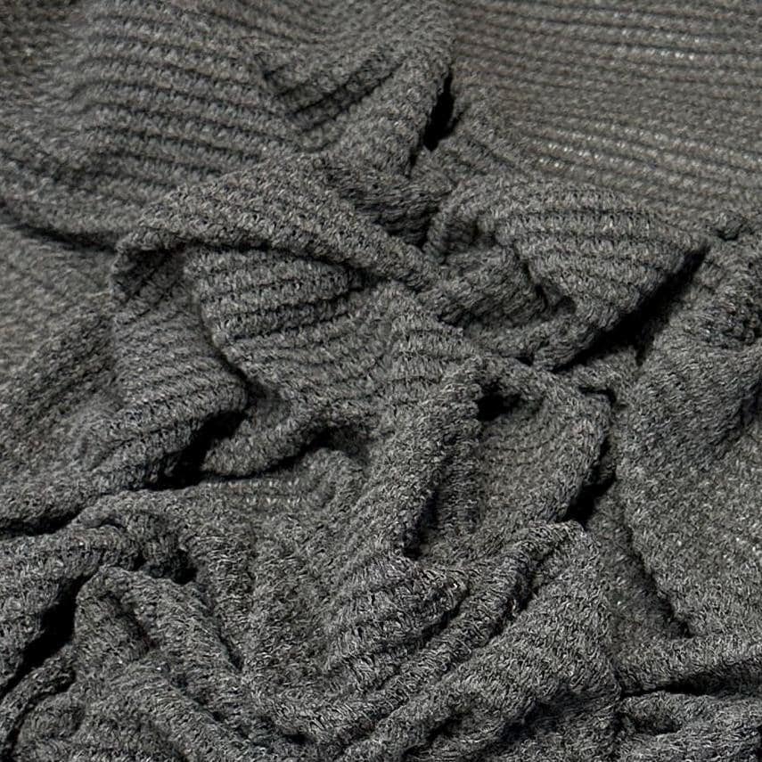 Open Weave Chunky Waffle Sweater Knit Fabric By The Yard | 250GSM Base Colors #2