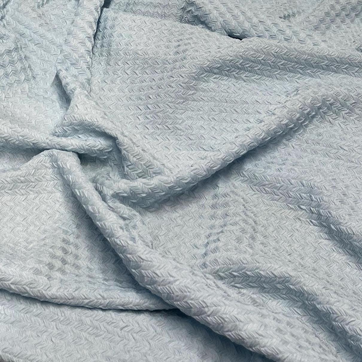 Herringbone Jacquard Texture Knit Spandex Fabric By The Yard Bubble Knit Spandex Texture Knit