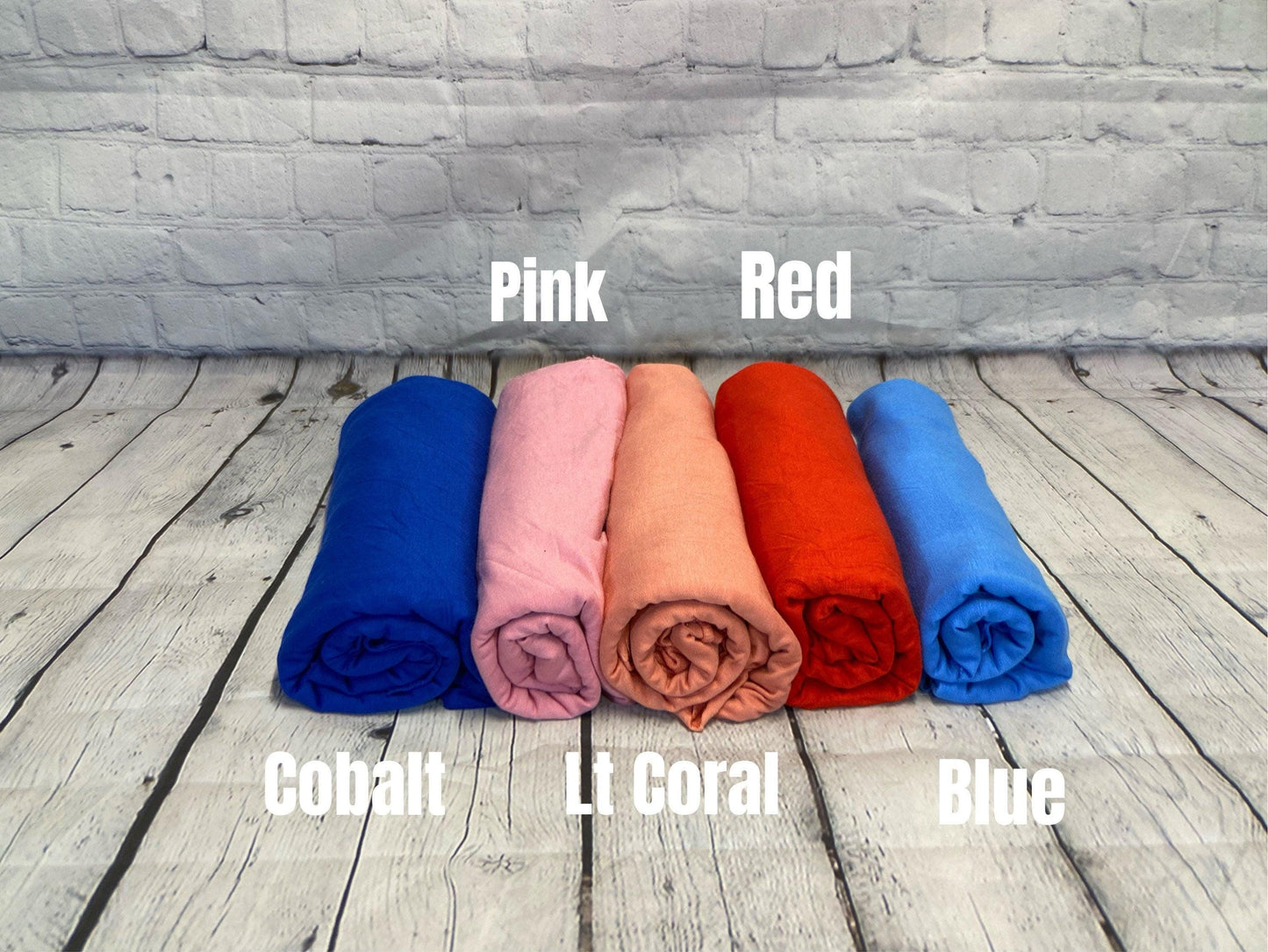 4-Way Stretch French Terry Bamboo Fabric | Super Soft 220GSM | Fabric By The Yard | For Dresses, Blouses and Shirts | 60 Wide