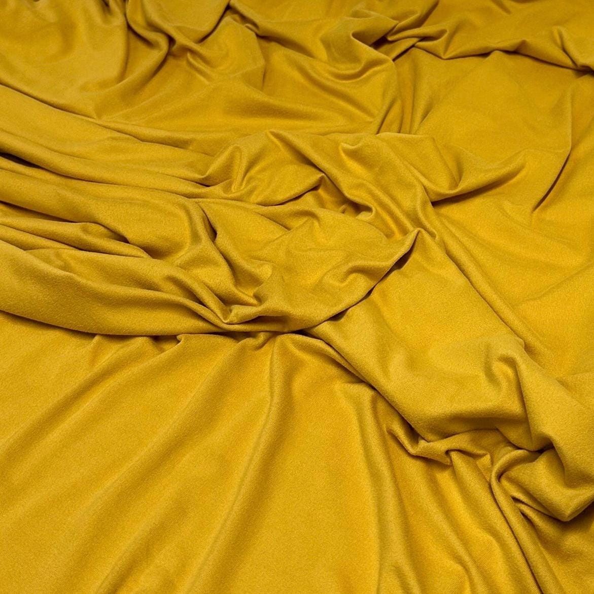 DBP Fabric Double Brushed Poly Fabric by the Yard DBP Jersey Stretchy Soft Polyester Stretch Fabric 1 Yard Solid #8