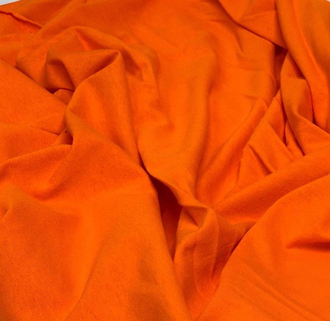 Heavy 100% Cotton Jersey Fabric 20/1 Domestic Quality Carhartt Tee Weight Bright Colors