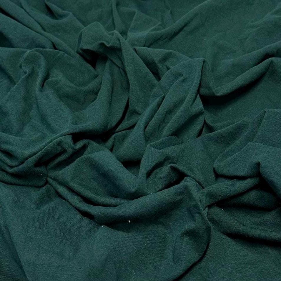 4-Way Stretch Soft Cotton Spandex Fabric Jersey Knit | Bestseller | Fabric By The Yard | Fall Colors