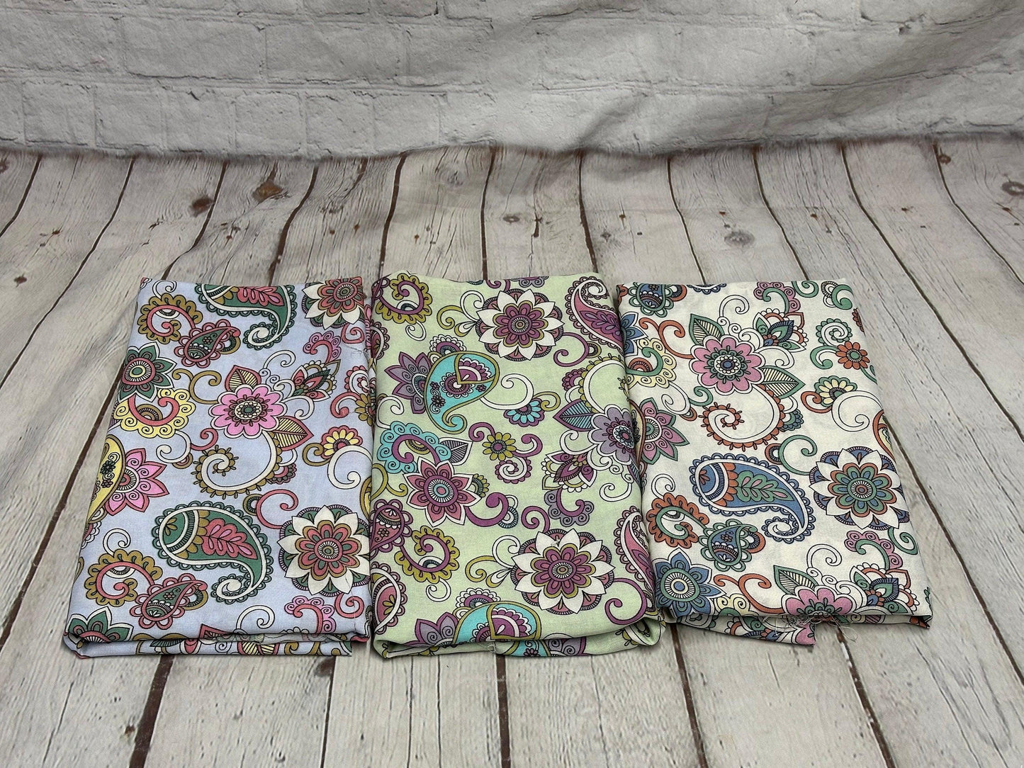 Rayon Challis Woven Print Fabric By The Yard Dusty Vinatge Paisley Flower Geometric Summer Boho Ditsy Floral Print