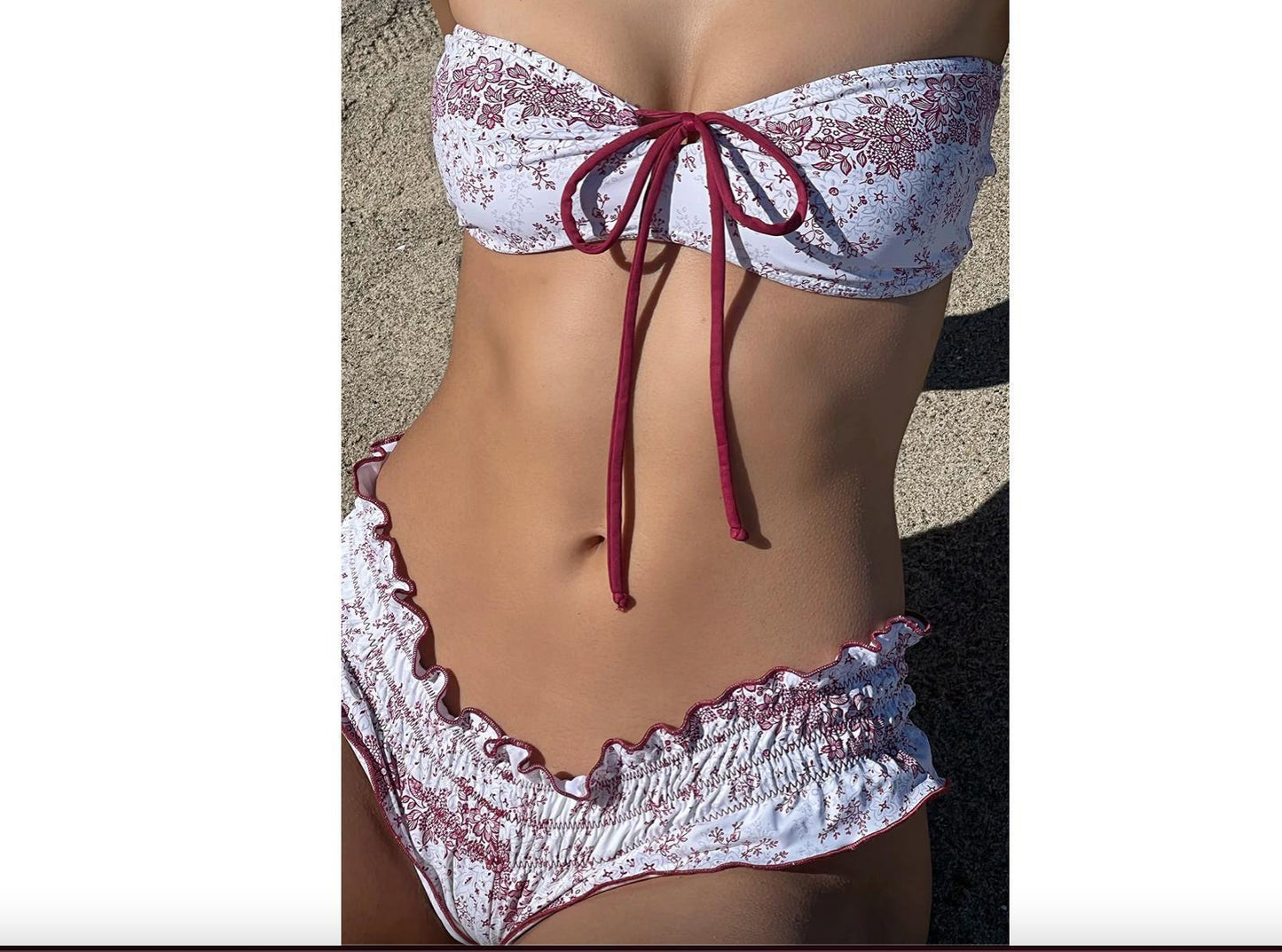 4 Way Stretch Print Nylon Spandex Fabric By The Yard Tricot Swim Wear Bikini Active Wear Mini Floral Silver Wine Wave Flower