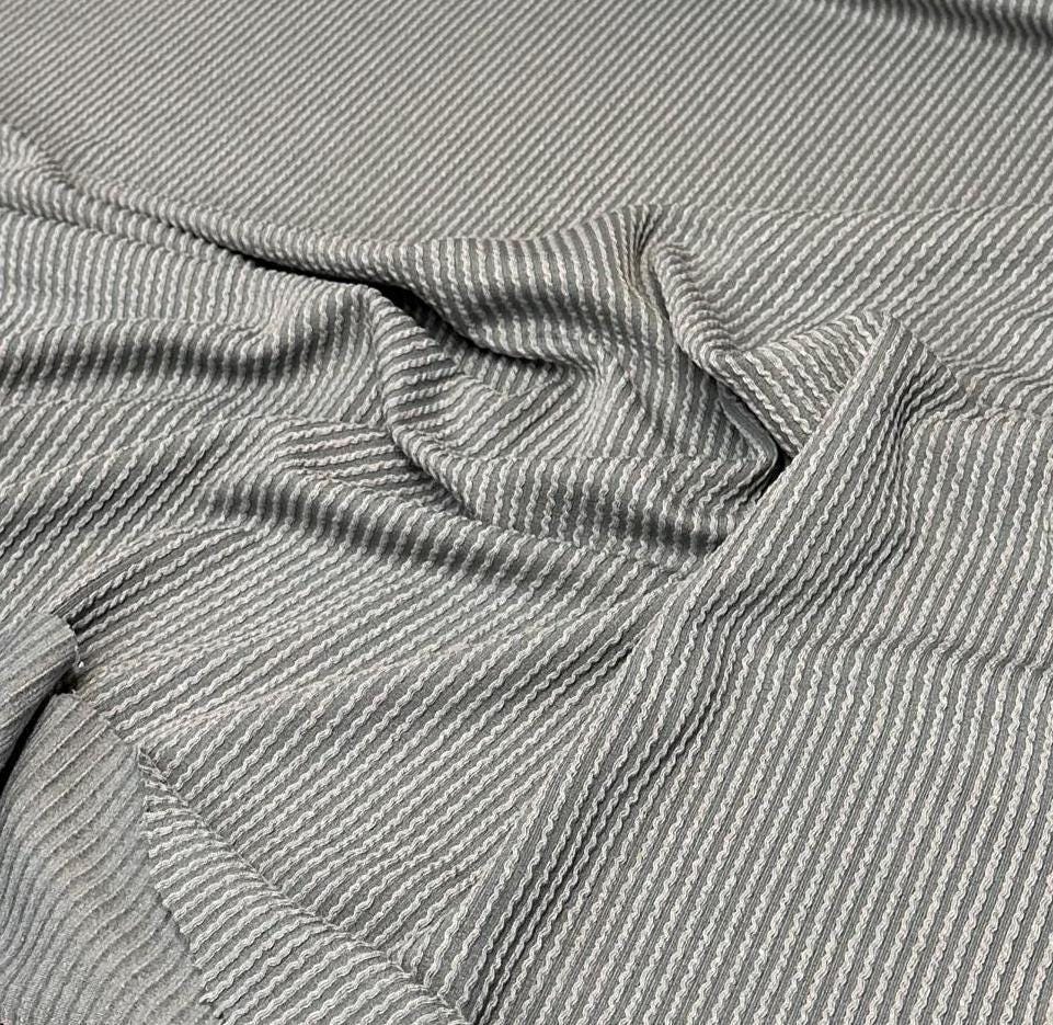 NEW COLORS! Texture Street Rib Wave Knit Spandex Fabric By The Yard Urban Rib Cable Knit Spandex Texture Knit #5