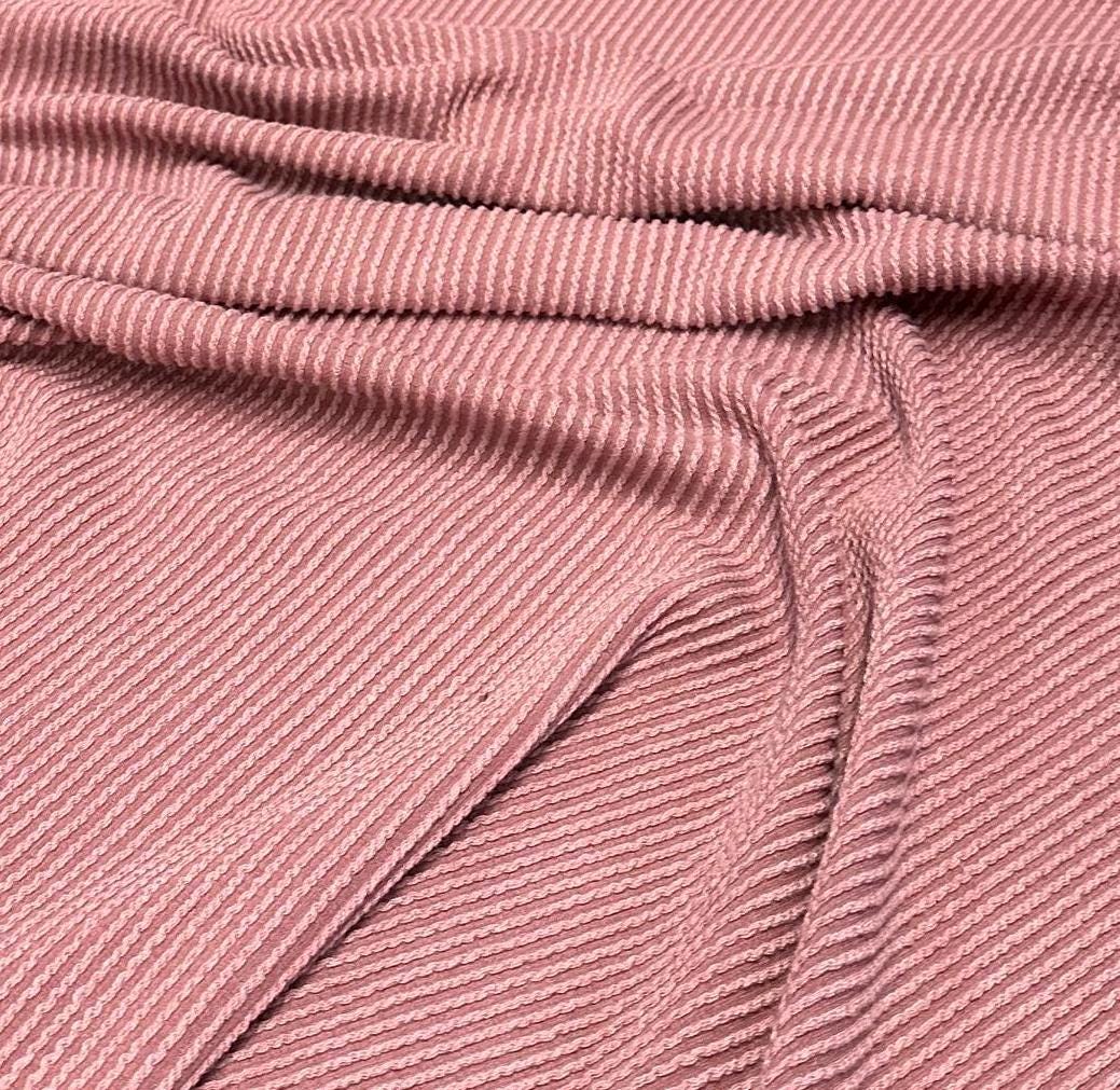 NEW COLORS! Texture Street Rib Wave Knit Spandex Fabric By The Yard Urban Rib Cable Knit Spandex Texture Knit #5