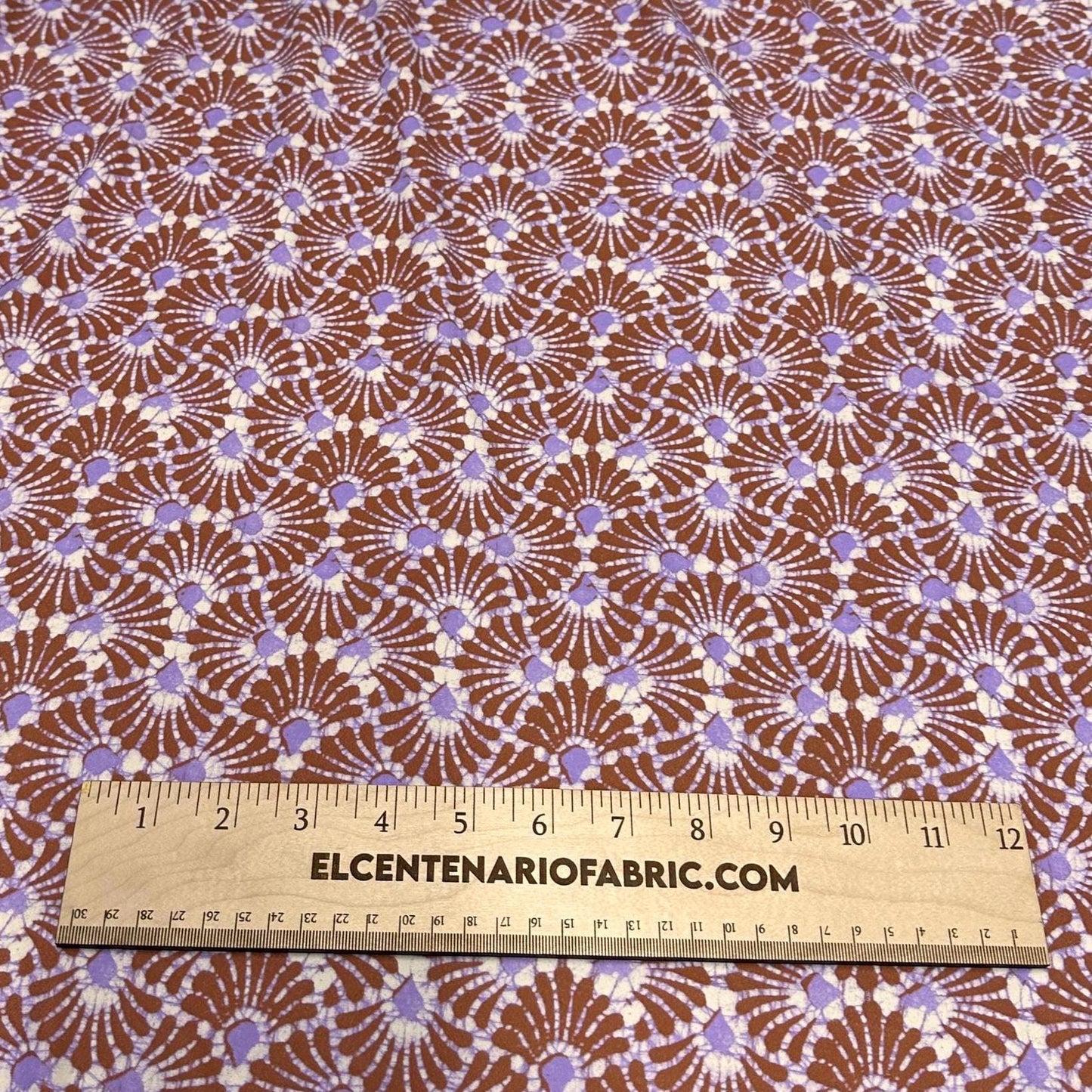 4 Way Stretch Print Nylon Spandex Fabric By The Yard Tricot Swim Wear Bikini Active Wear Geometric Shapes Abstract Mocha Lavender