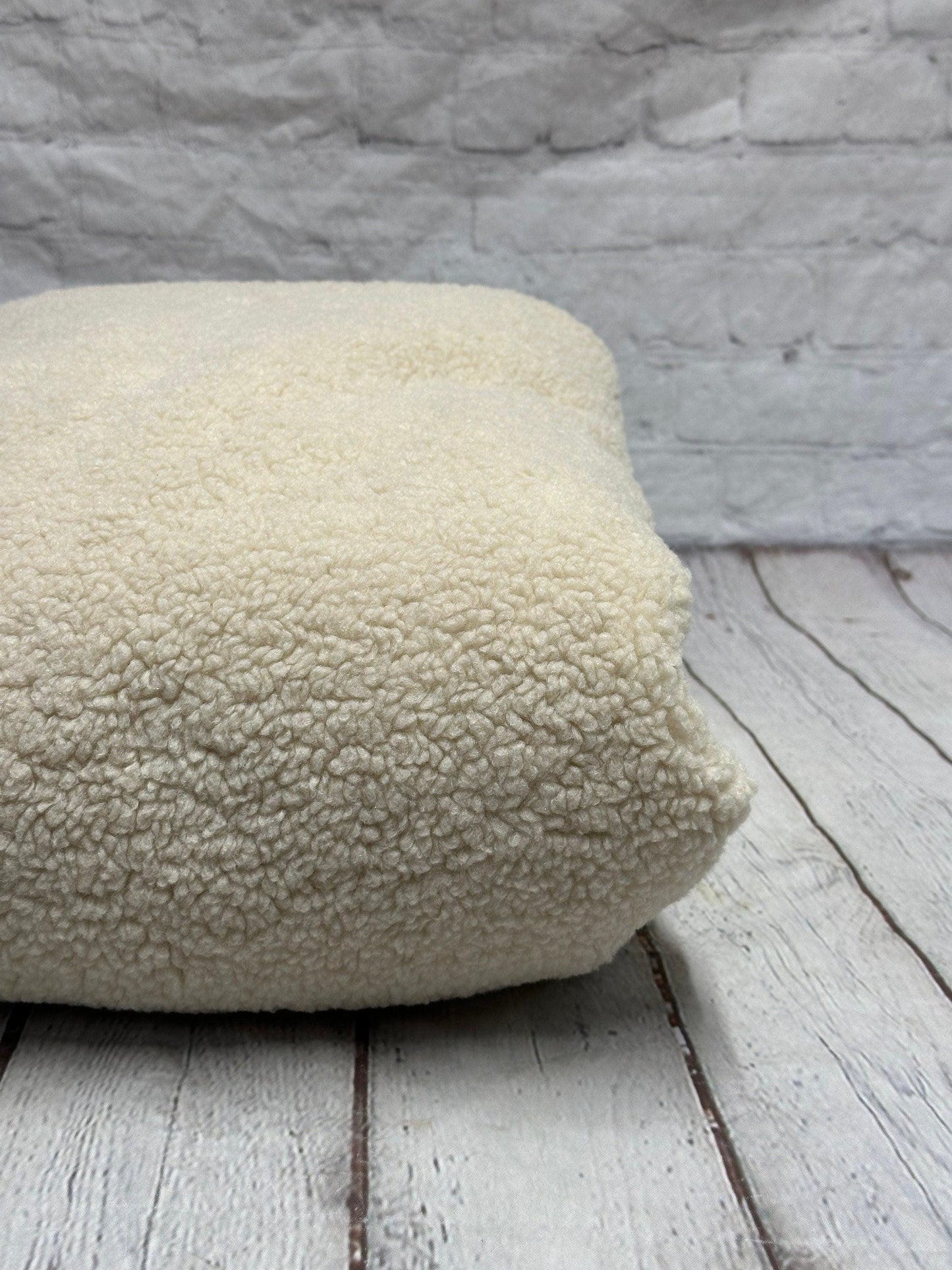 Teddy Plush Fuffy Curled Sherpa Fabric By The Yard