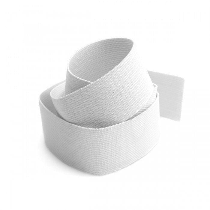 Waist Band White Flat Elastic Any Sizing Knitted Elastic! In Stock, Great Quality, Made in The USA, Ships Same Day!